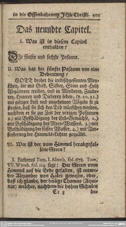 Das neundte Capitel