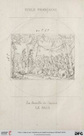 La famille de Darius