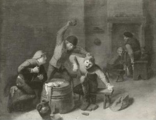 Bauernrauferei beim Kartenspiel
