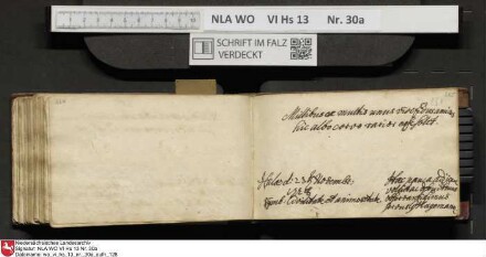 Stammbuch des U. J. Schrader aus Hannover