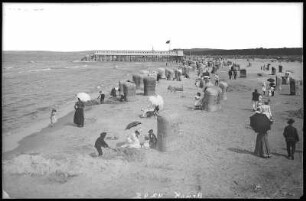 Swinemünde. Am Strand und Damenbad