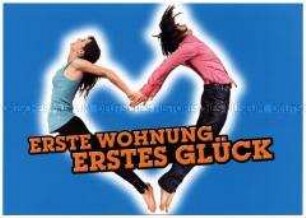 Werbepostkarte der GSW Immobilien AG, mit 500,- EURO Gutschein für eine Waschmaschine