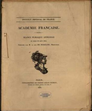 Séance publique annuelle. 1855