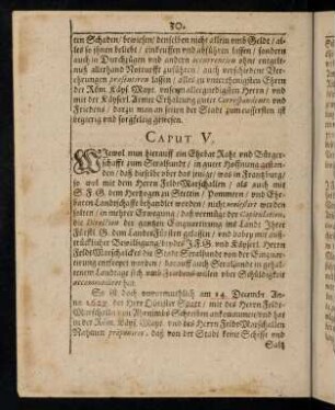 30-49, Caput V. - Caput VII.