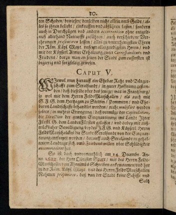 30-49, Caput V. - Caput VII.