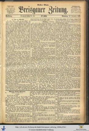 13.11.1898 (Erstes Blatt)
