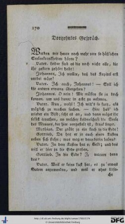 Dreizehntes Gespräch.