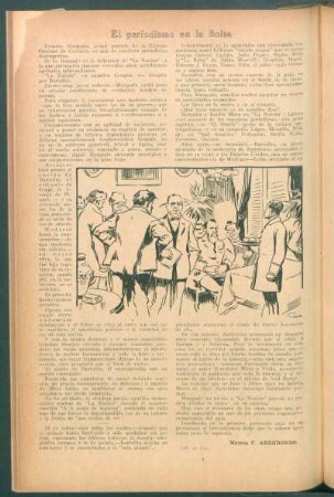 El periodismo en la Bolsa
