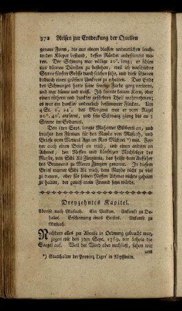 Dreyzehntes Kapitel. Abreise nach Masuah. Ein Vulkan. Ankunft zu Dahalac. Erscheinung eines Geistes. Ankunft zu Masuah.
