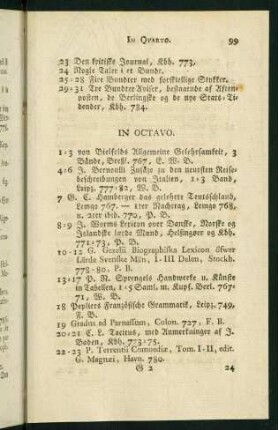 In Octavo & Forma Minori.