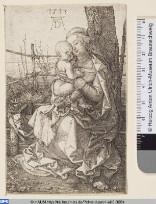 Maria mit dem Kinde am Baum
