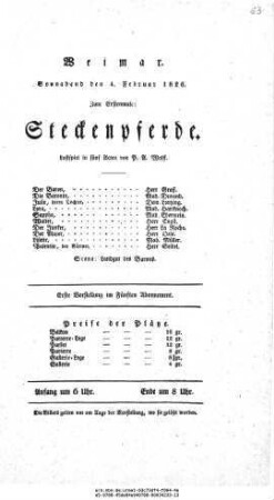 Steckenpferde