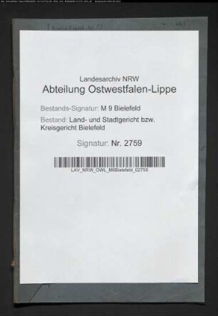 Erblasser: Schröder, Anna Catharina: