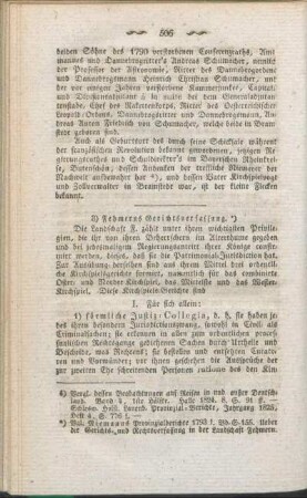 3) Fehmerns Gerichtsverfassung.