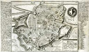 Plan der Stadt Metz