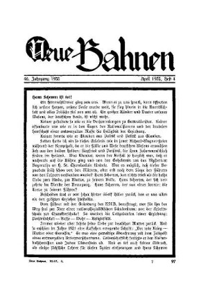 Hans Schemm ist tot! : [Anzeige]