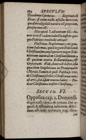 Sectio VI. Opposita cap. 2. Demonst. ...