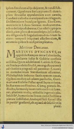 Martinus Duncanus