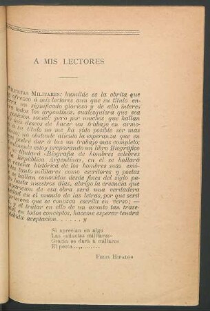A mis lectores
