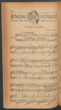 Primavera - [Para] piano : Páginas musicales
