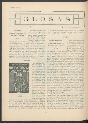 Glosas