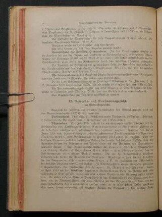 12. Gewerbe- und Kaufmannsgericht.