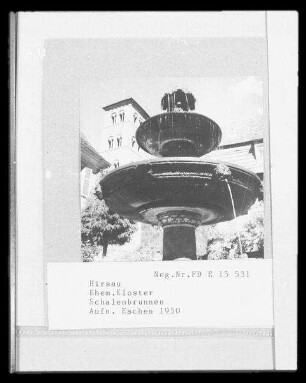 Hirsau. Kloster Hirsau. Schalenbrunnen
