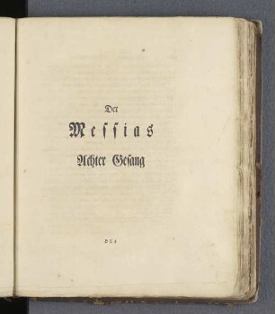 Der Messias Achter Gesang.