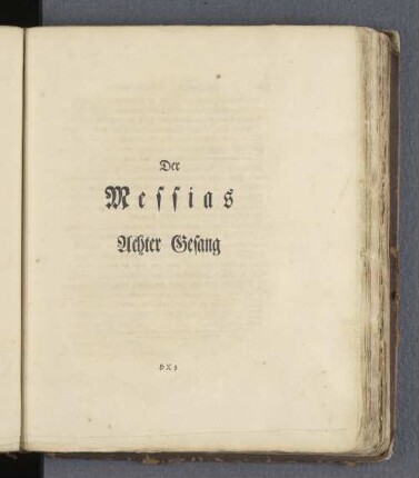 Der Messias Achter Gesang.