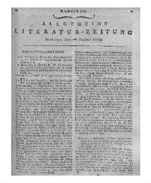 Collectio selectorum opusculorum ad medicinam forensem spectantium / curante Joan. Christ. Traugott Schlegel [Johann Christian Traugott Schlegel]. - Lipsiae : Schneider Vol. 4. - 1789