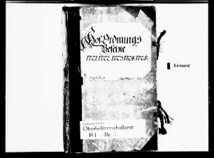 Befehle, Dekrete, Notifikationen und Kanzleischeine zu den Standeserhöhungen