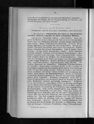 Sitzung am 19. Februar 1918.