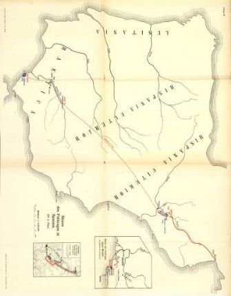Skizze des Feldzuges in Spanien. (49 v. Chr.)
