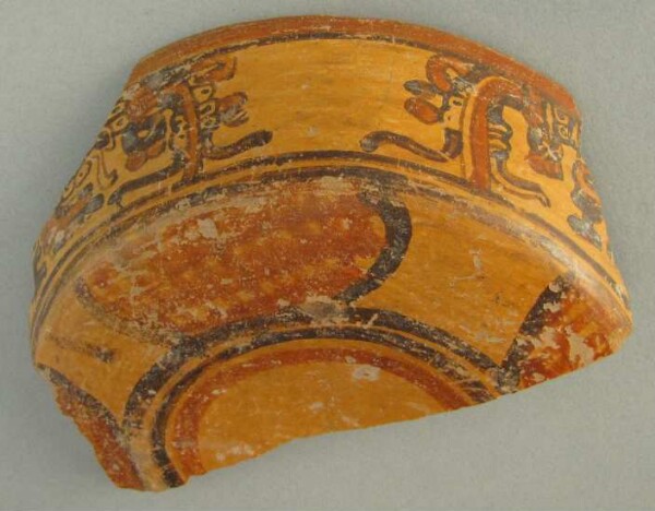 Fragment of a clay vessel