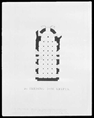 Die Krypta von Sankt Maria und Korbinian