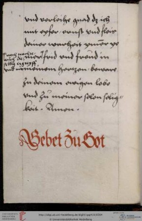 Gebet um Gottes Barmherzigkeit