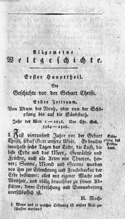 Erster Zeitraum