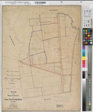 Bad Westernkotten (Erwitte), Separation Westernkotten, Bl. 1 Brouillonkarte Flur 1