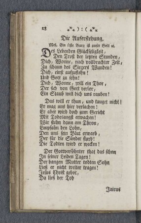 Die Auferstehung.