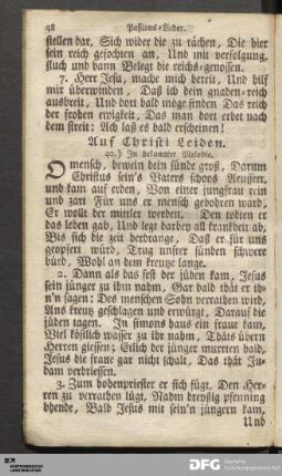 Paßions-Lieder.