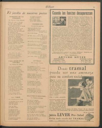 El jardín de nuestros poetas