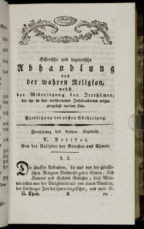 Fortsetzung der ersten Abtheilung.