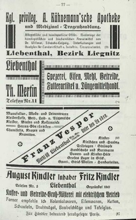 Stadtgemeinde Greiffenberg Kreis Löwenberg in Schlesien