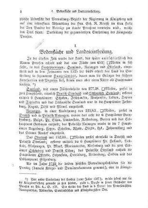 I. Bodenfläche und Landverteilung