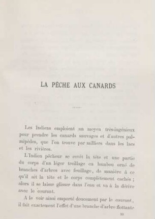 La pêche aux canards