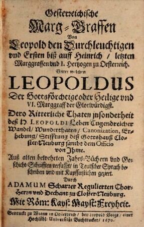 Österreichische Marggrafen
