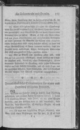Freundschaftliche Erinnerungen für einen aus Hamburg reisende Fremden.