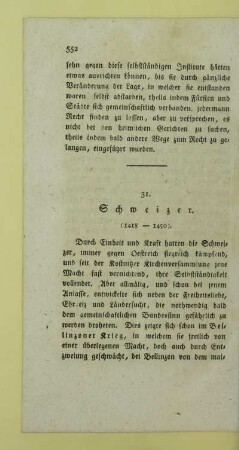 31. Schweizer (1418-1450)