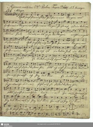 [Solo and coro:] Tenore 2.do