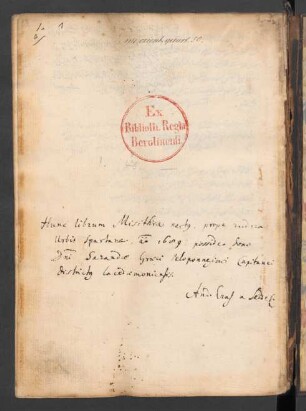 Achtung Folierung stimmt nicht mit der Ahlwardt Nr. 4799 überein.